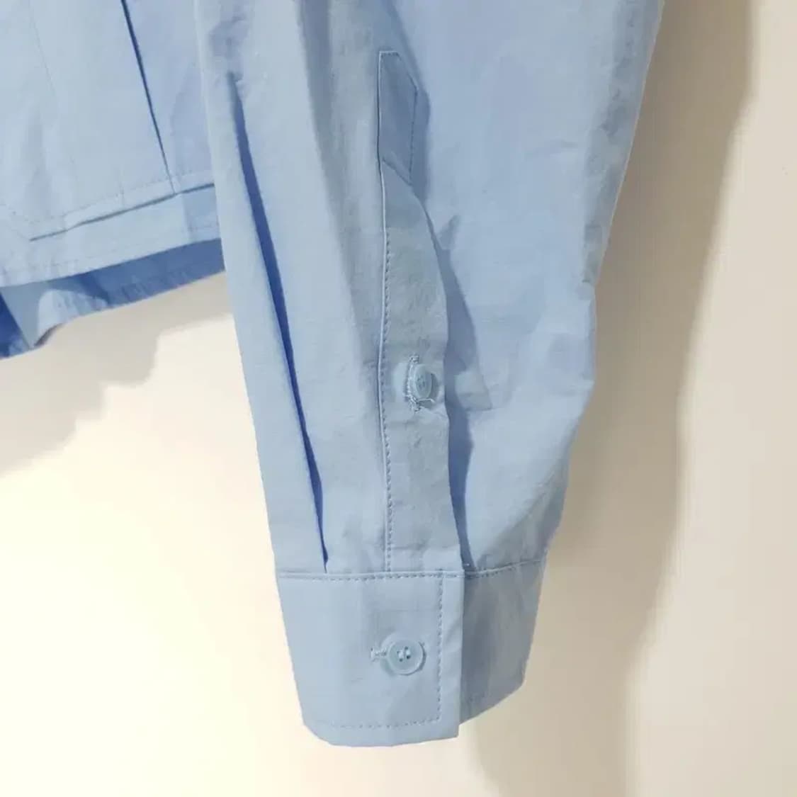 오버핏 크롭 셔츠 F_M0703 상품이미지5