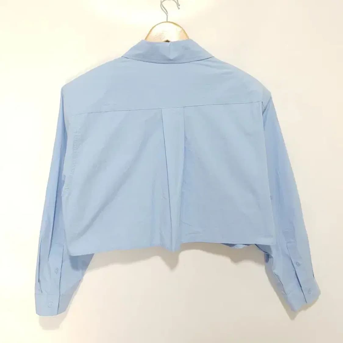 오버핏 크롭 셔츠 F_M0703 상품이미지6