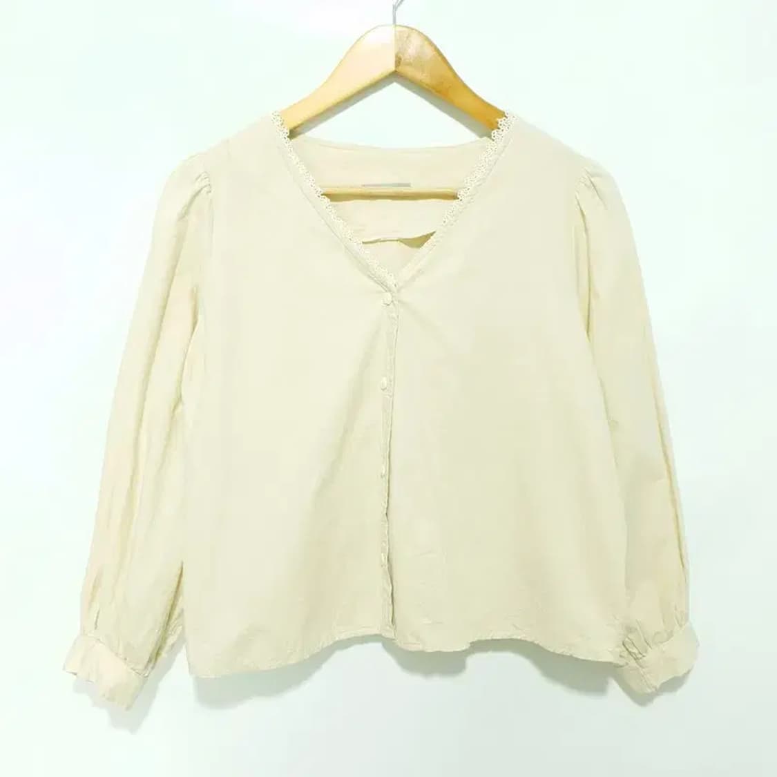 여성 노카라 블라우스 F_M0705 상품이미지1