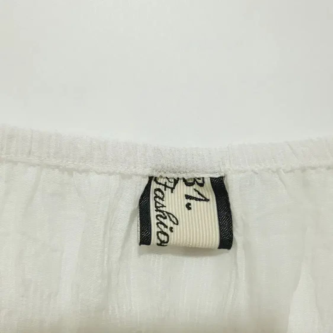 스퀘어넥 크롭 블라우스 F_M0708 상품이미지6