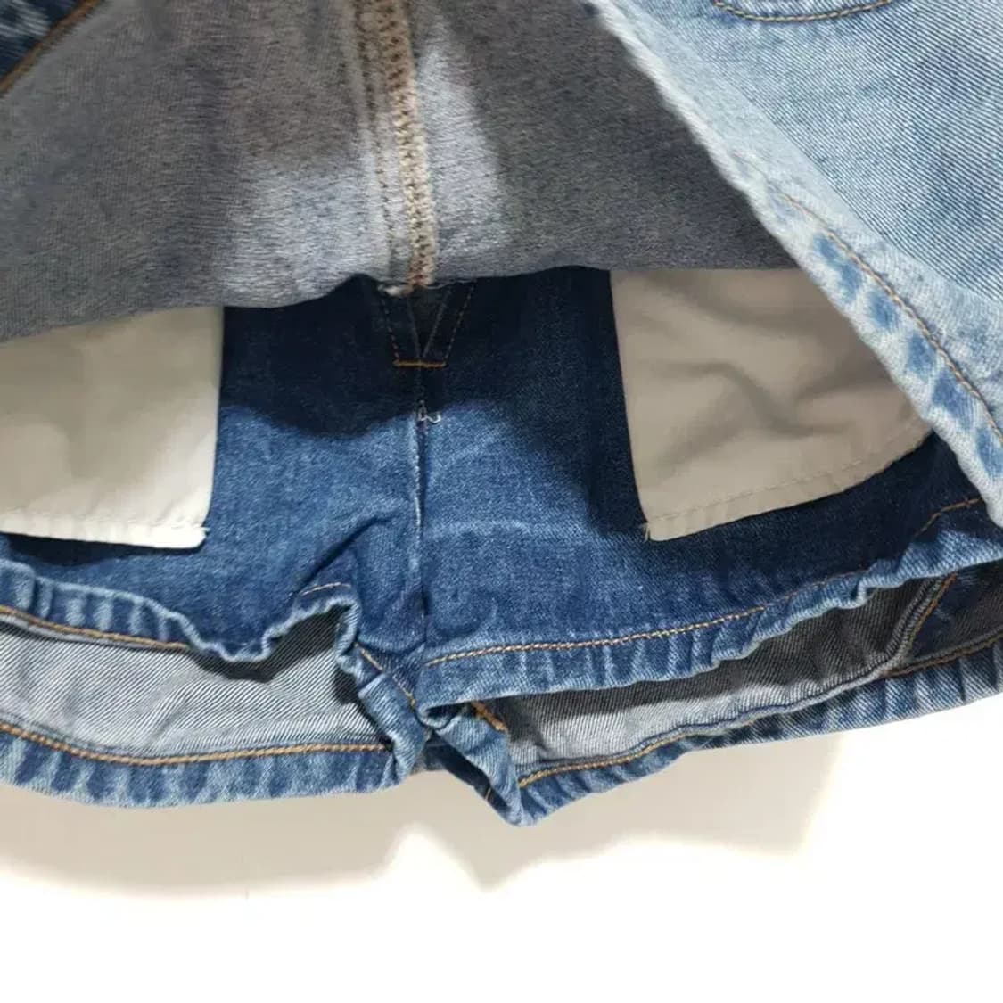 무탠다드 로 라이즈 데님 미니 스코츠 XS_S0833 상품이미지2