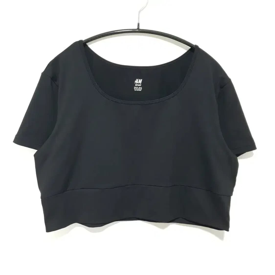 H&M  스포츠 크롭 반팔 XL_S0822 상품이미지1
