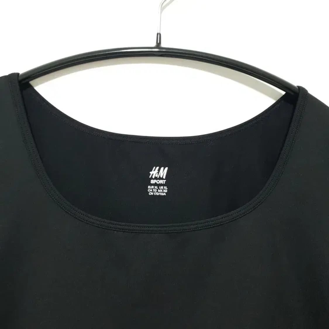 H&M  스포츠 크롭 반팔 XL_S0822 상품이미지2