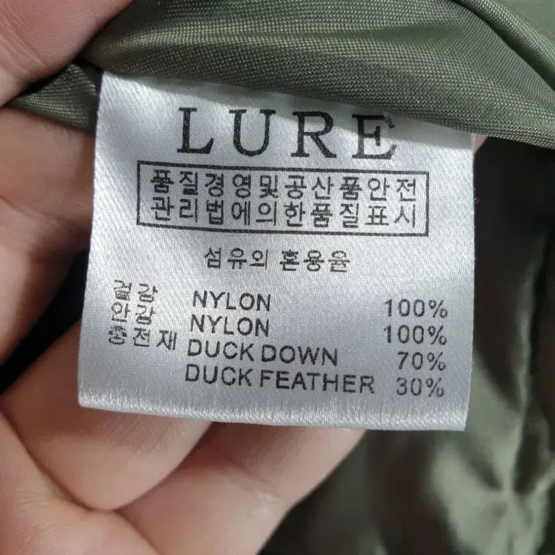덕다운 하이넥 오버핏 숏 패딩 F_W0163 상품이미지7