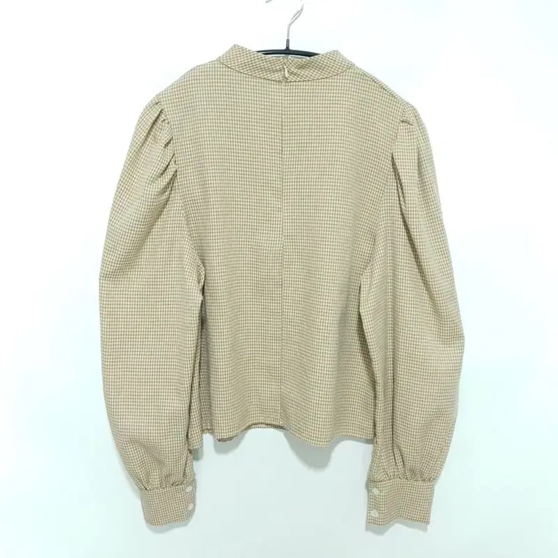 체크 블라우스 F_M0760 상품이미지5