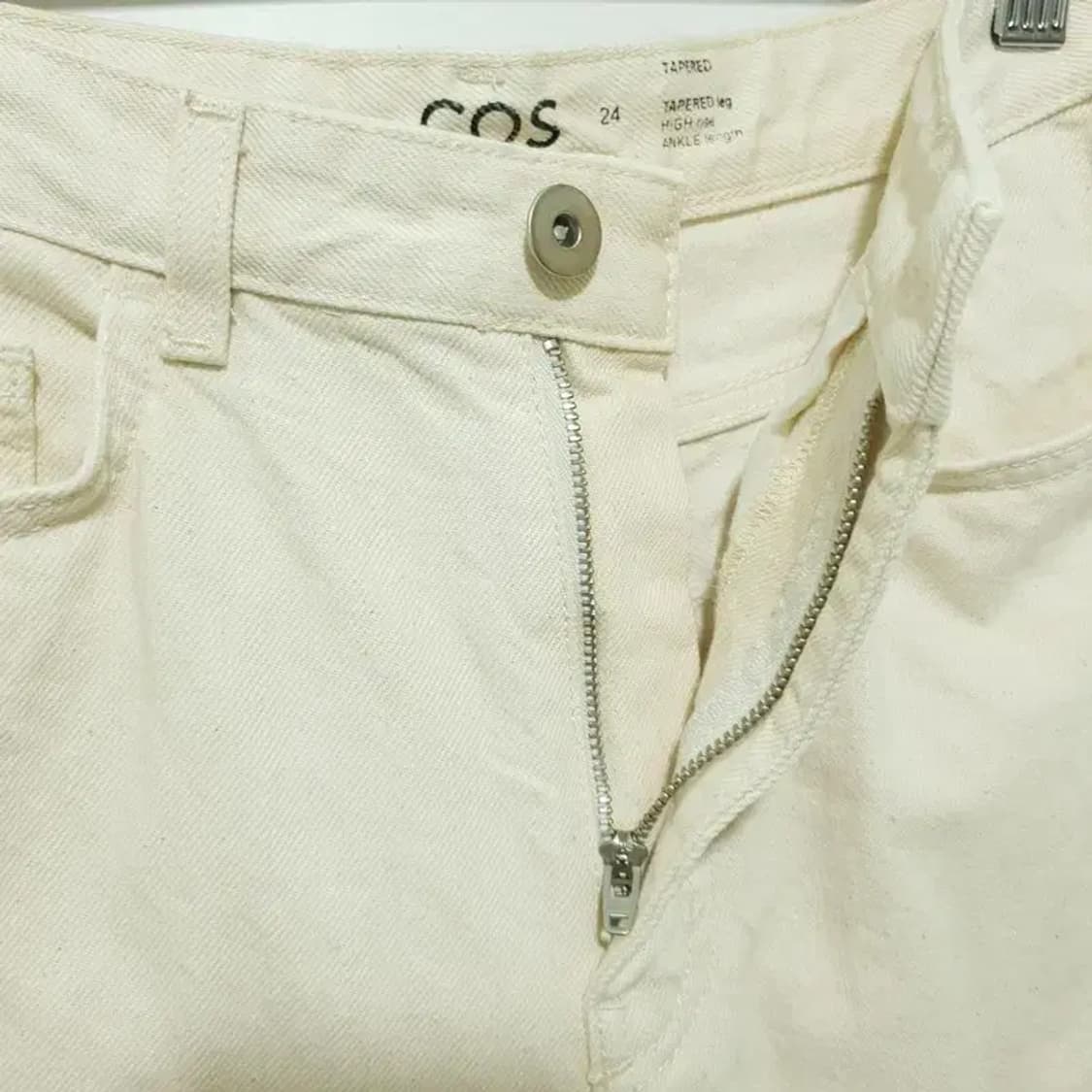 코스 여성 테이퍼드 레그 하이라이즈 앵클 진 24_M0794 상품이미지6