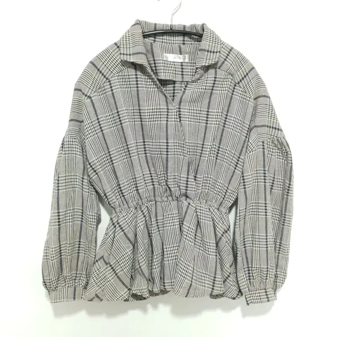 리리앤코 체크 블라우스 1_M0761 상품이미지1