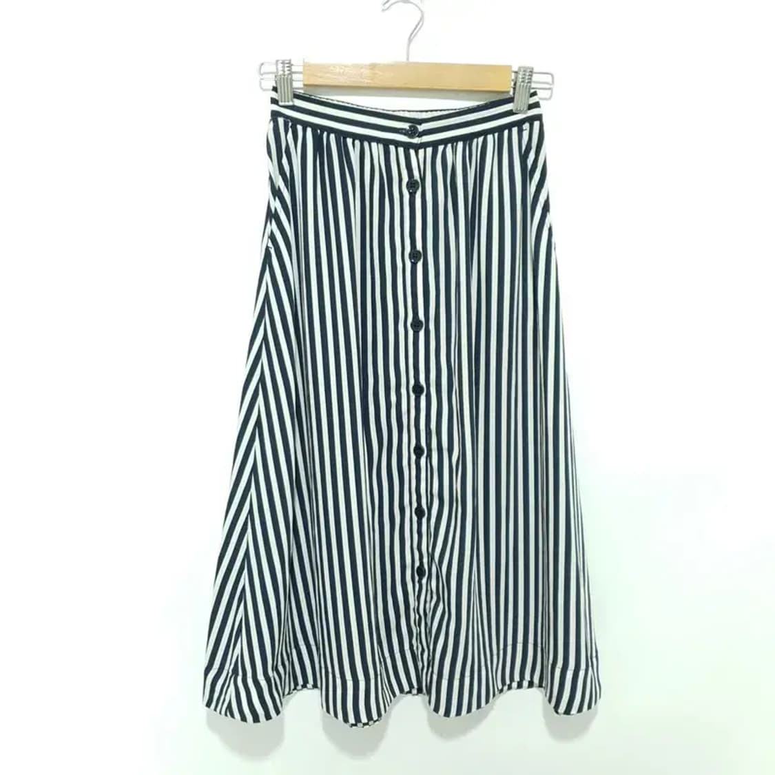H&M 스트라이프 플레어 스커트 EUR 32_S0887 상품이미지1
