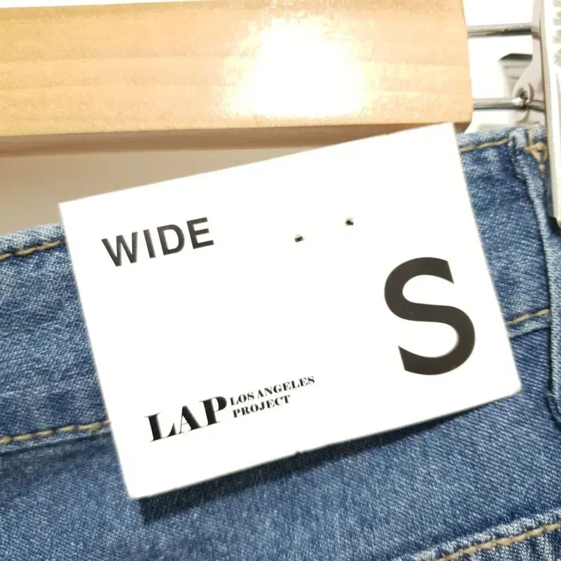 LAP 와이드 데님 팬츠 S_S0897 상품이미지5