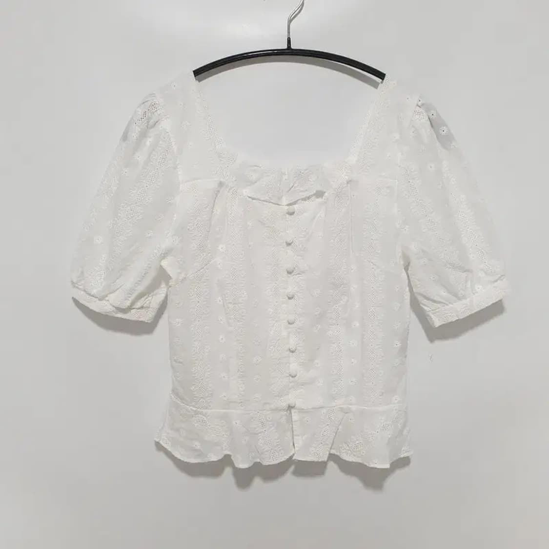 펀칭 블라우스 F_S0856 상품이미지1