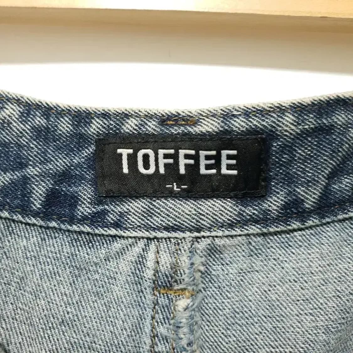 TOFFEE 와이드 데님 팬츠 L_M0827 상품이미지6
