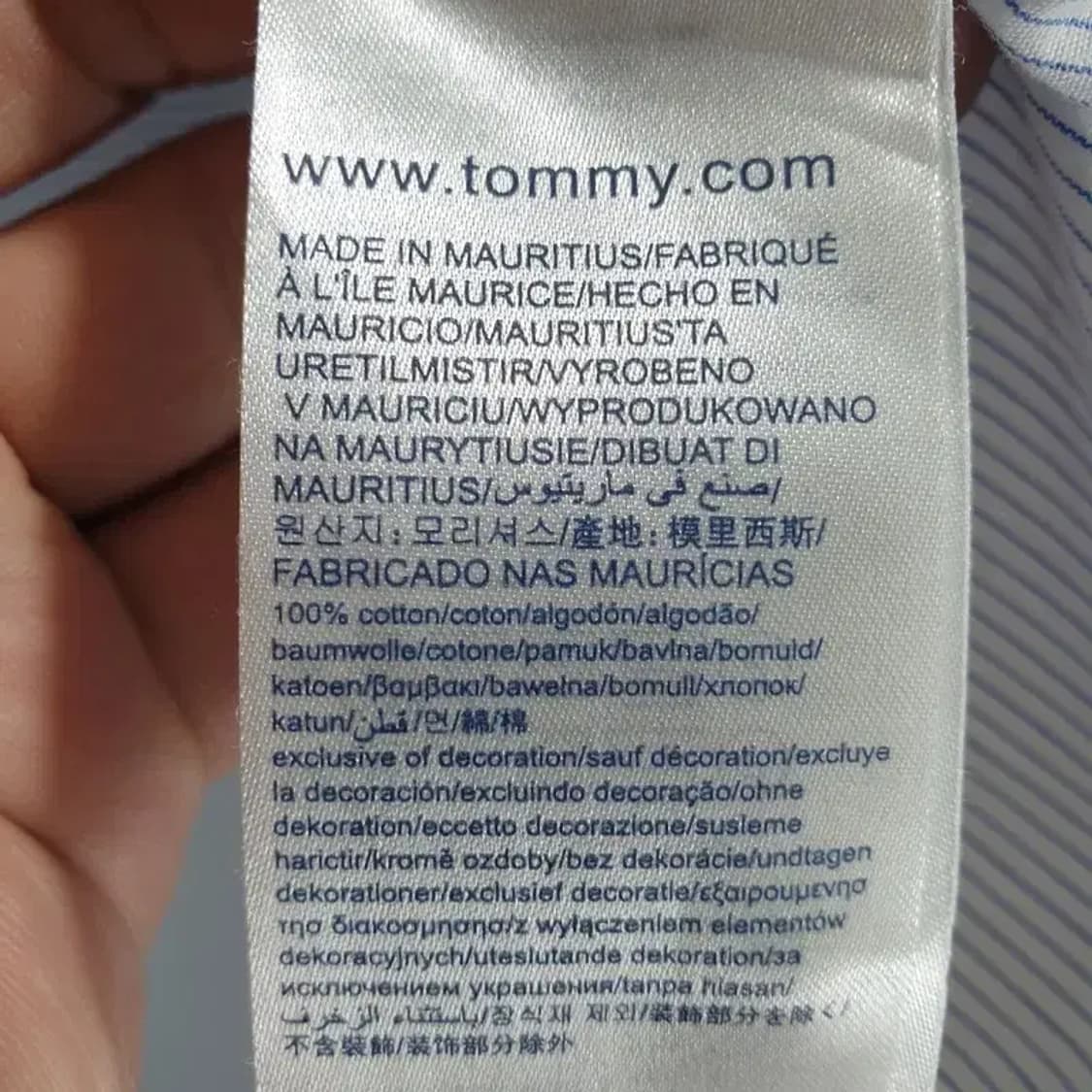 타미힐피거 레귤러핏 스트라이프 셔츠 M_M0837 상품이미지8