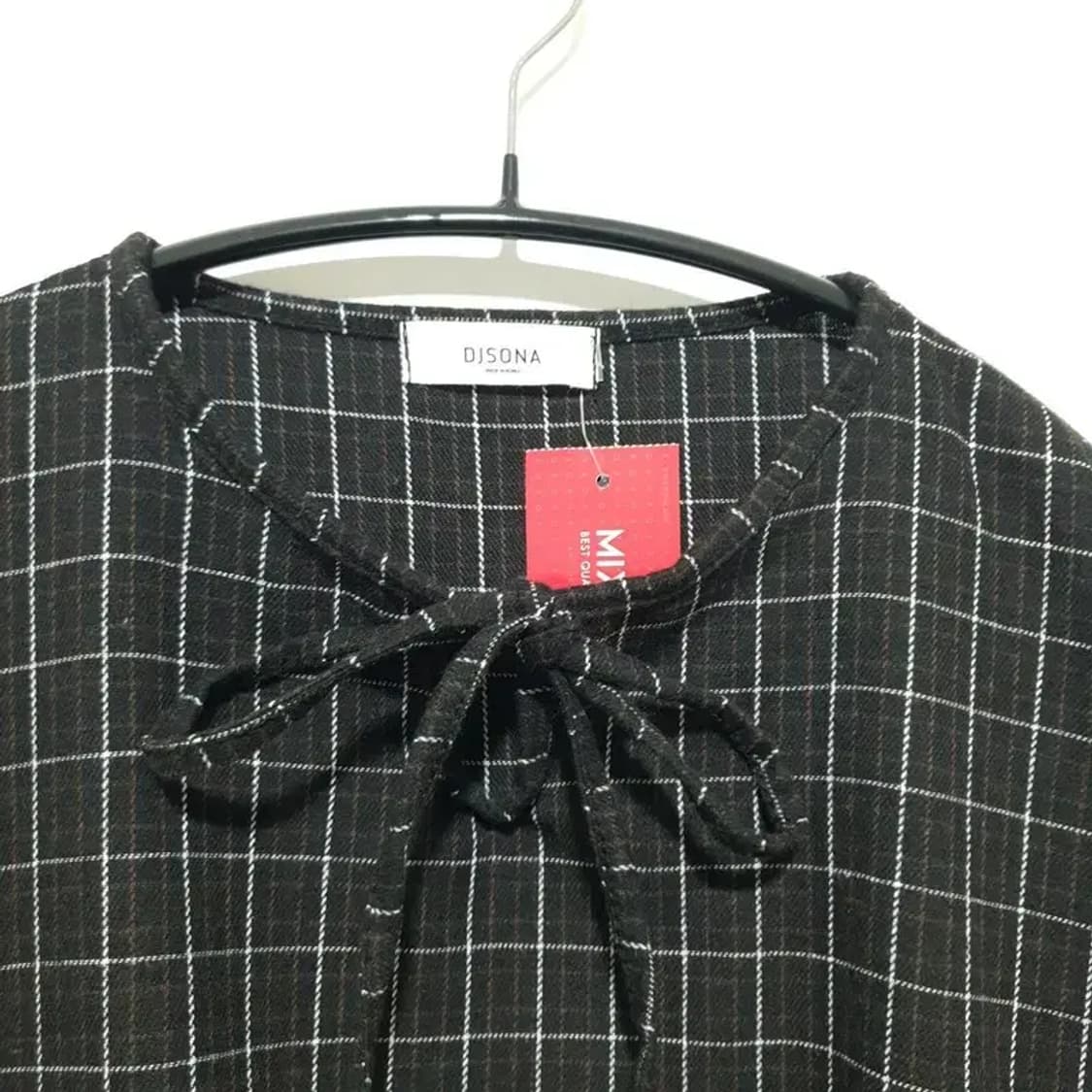 체크 원피스 F_M0843 상품이미지2