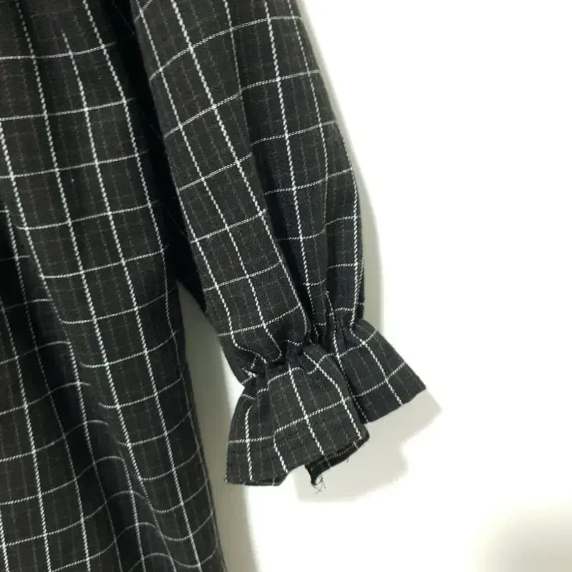 체크 원피스 F_M0843 상품이미지4