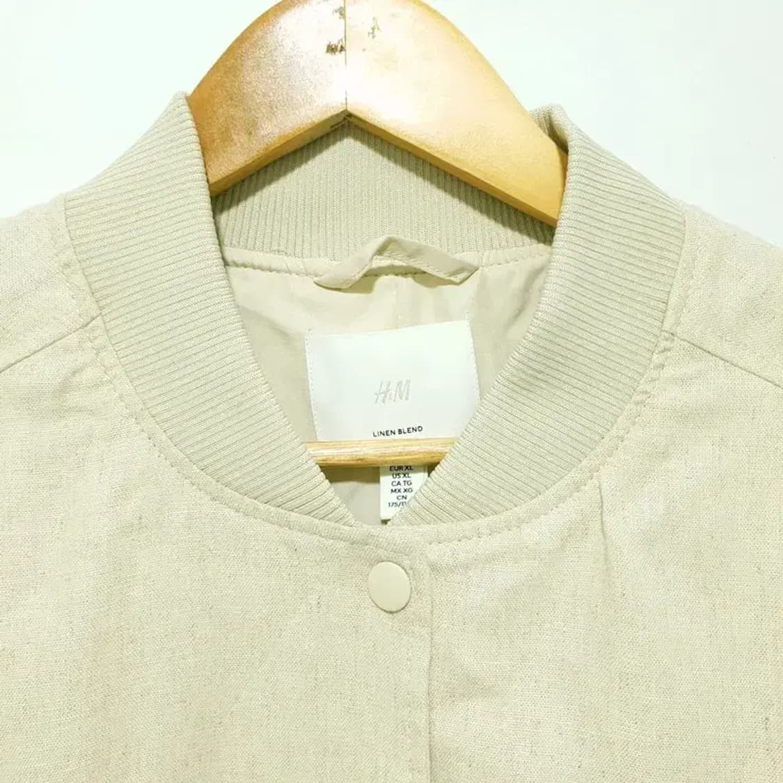 H&M 린넨 봄버 자켓 XL_M0857 상품이미지2