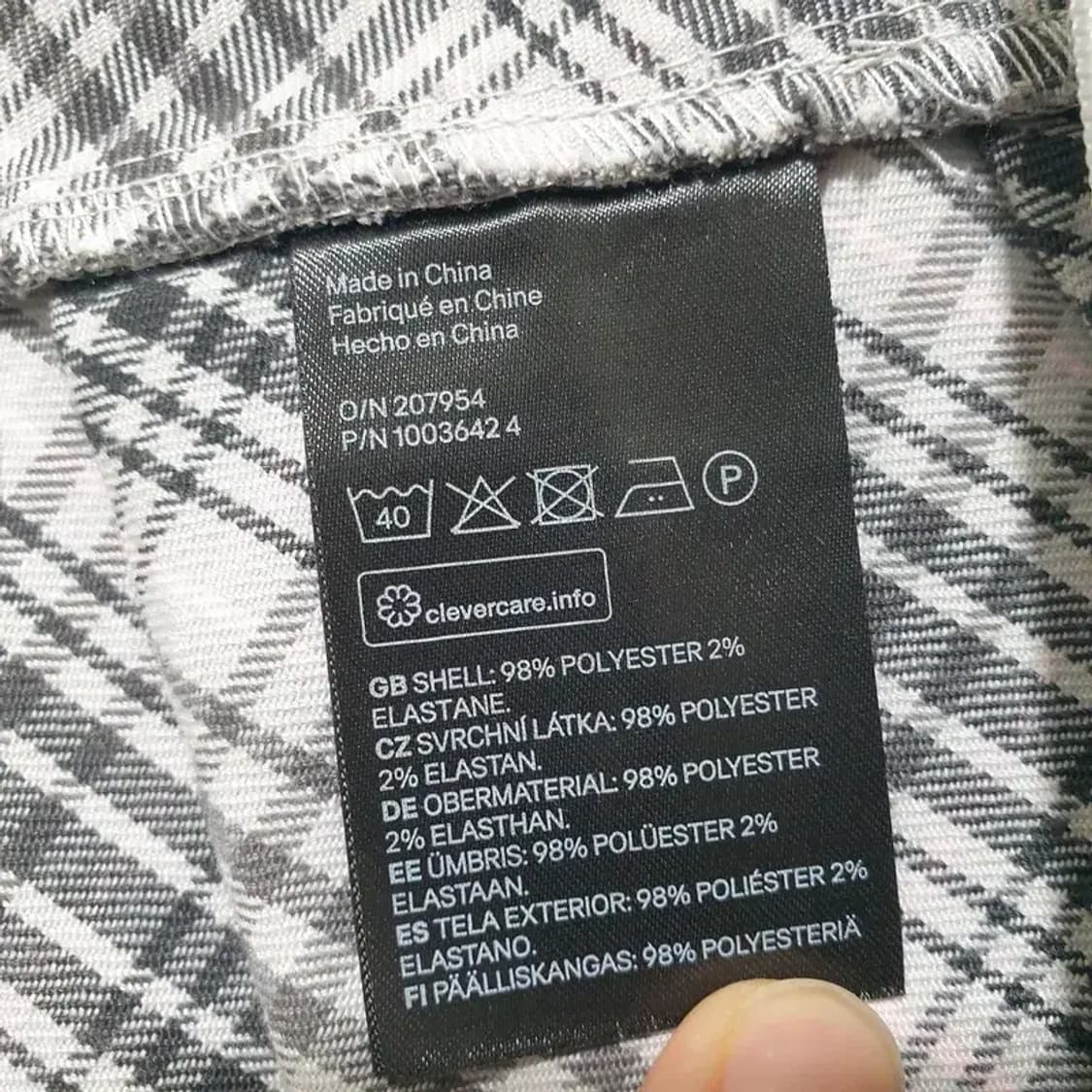 H&M 체크 플리츠 스커트 EUR 32_S0964 상품이미지6