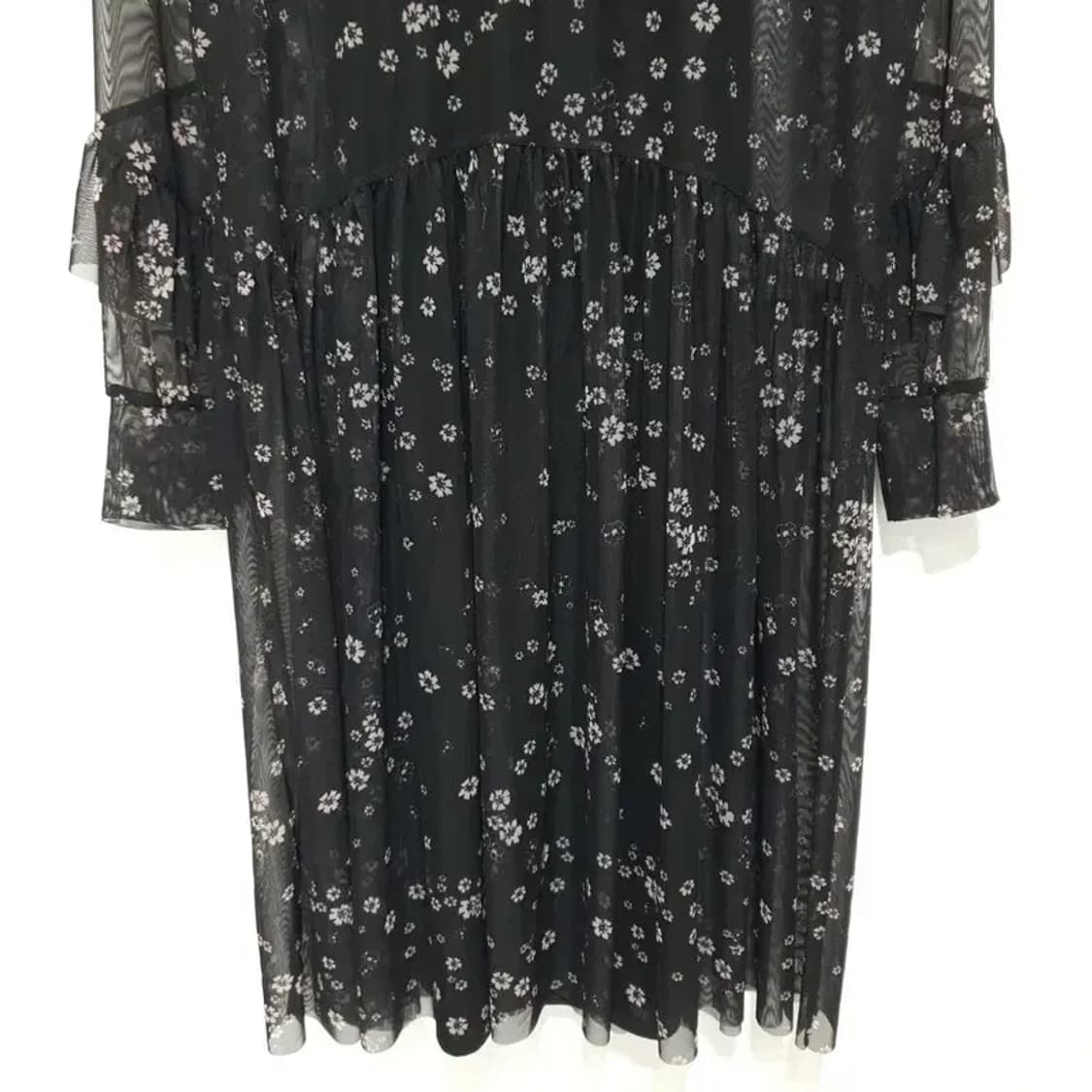 H&M 플로럴 시스루 원피스 XS_M0896 상품이미지3