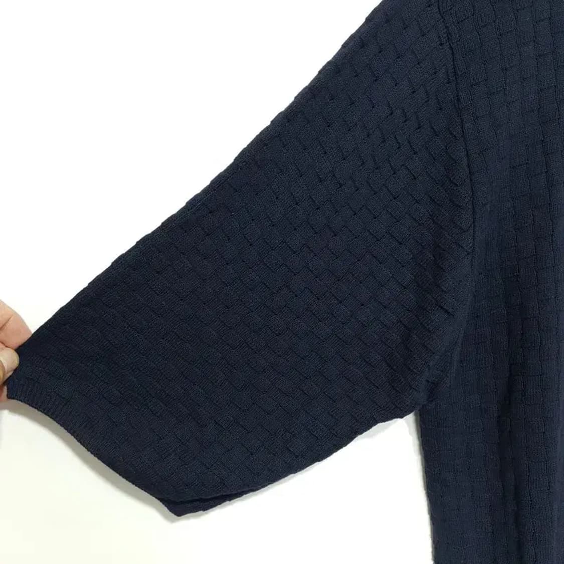 주앙 옴므 위빙 카라 반팔 니트 L_S0965 상품이미지3