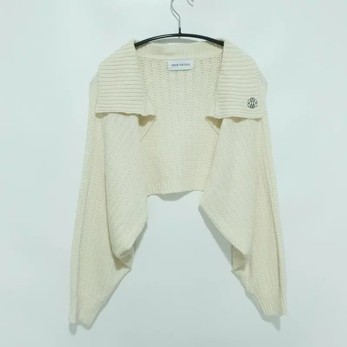 닉앤니콜 카라 볼레로 가디건 F_M0933 상품이미지1