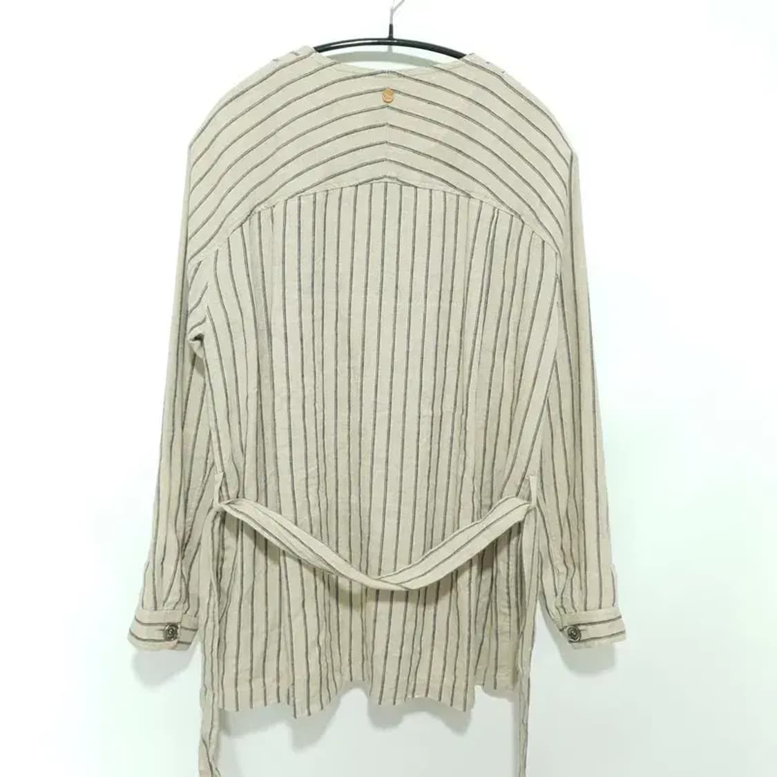 써스데이아일랜드 스트라이프 린넨 자켓 S_M0930 상품이미지6