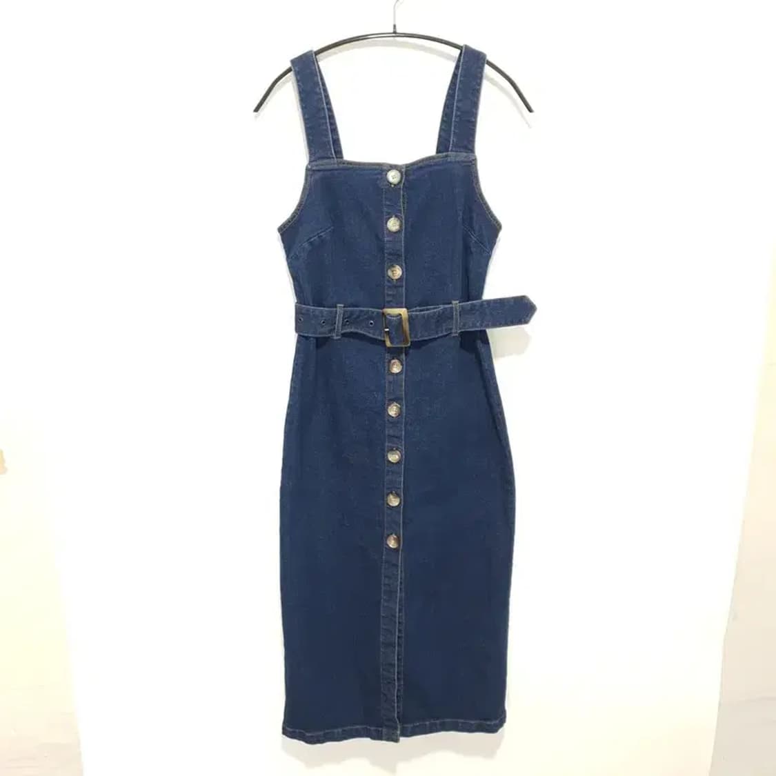 H&M 벨티드 데님 원피스 EUR 32_M0940 상품이미지1