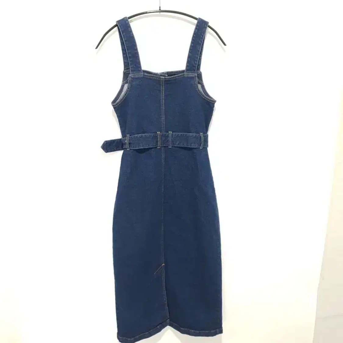 H&M 벨티드 데님 원피스 EUR 32_M0940 상품이미지5