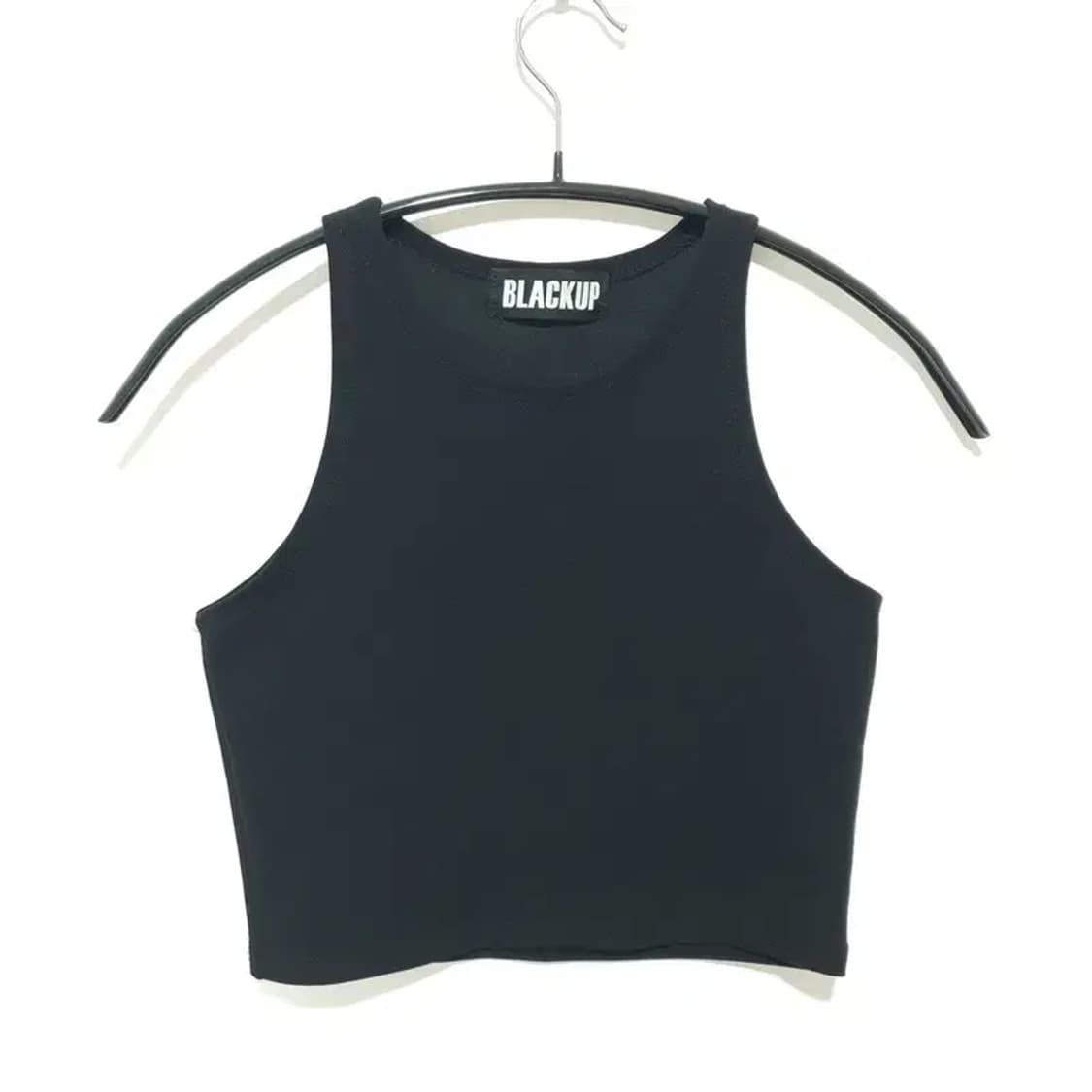 블랙업 민소매 크롭 탑 F_S0983 상품이미지1