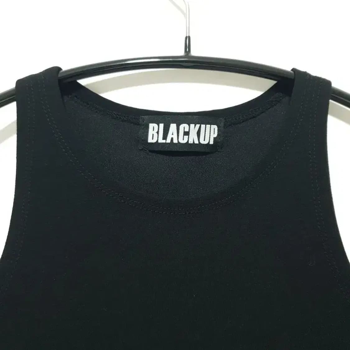 블랙업 민소매 크롭 탑 F_S0983 상품이미지2