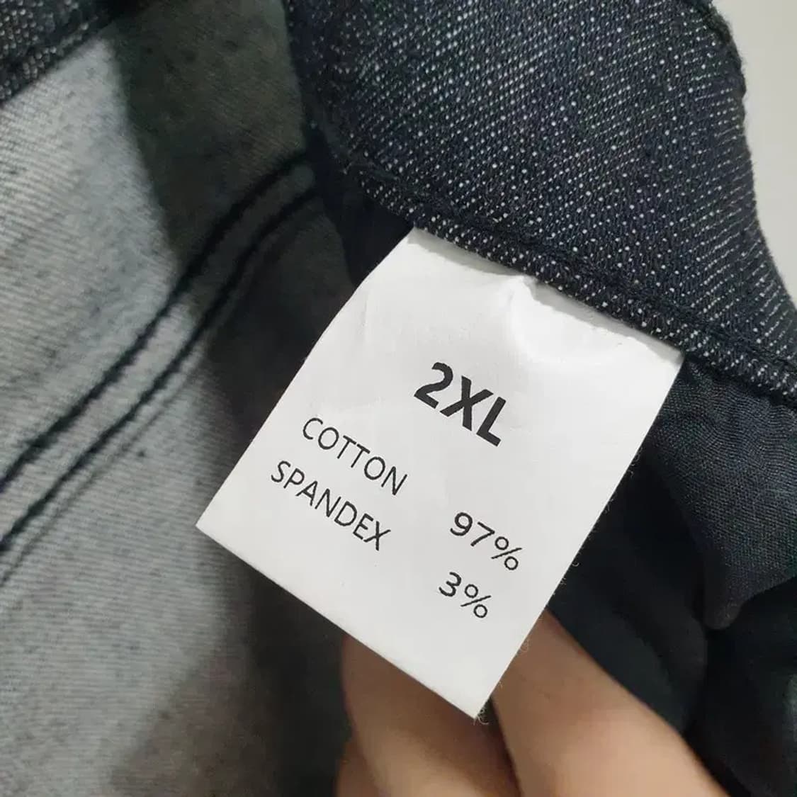 여성 생지 부츠컷 데님 팬츠 2XL_M0947 상품이미지6