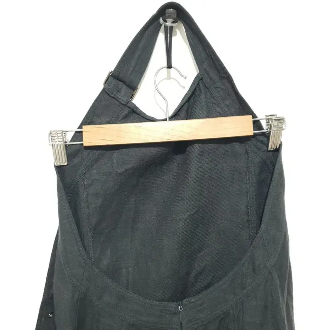 자라 홀터넥 백리스 린넨 롱 원피스 F_S0986 상품이미지5