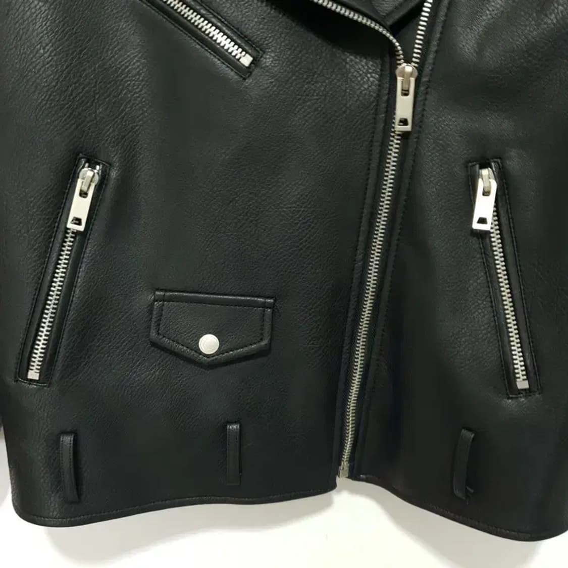 레이디 볼륨 레더 자켓 F_M0968 상품이미지3