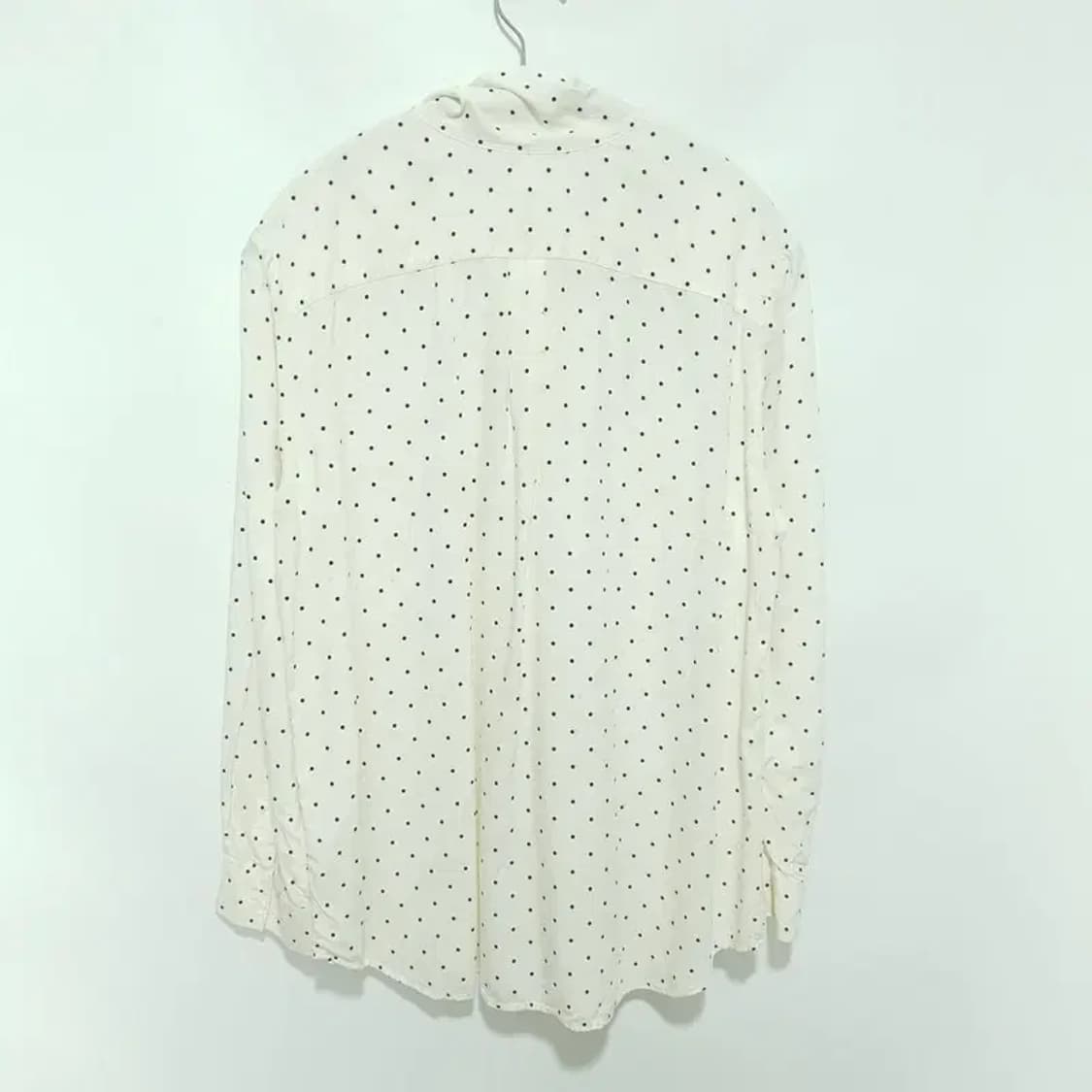유니클로 여성 도트 타이 블라우스 XL_M1003 상품이미지4