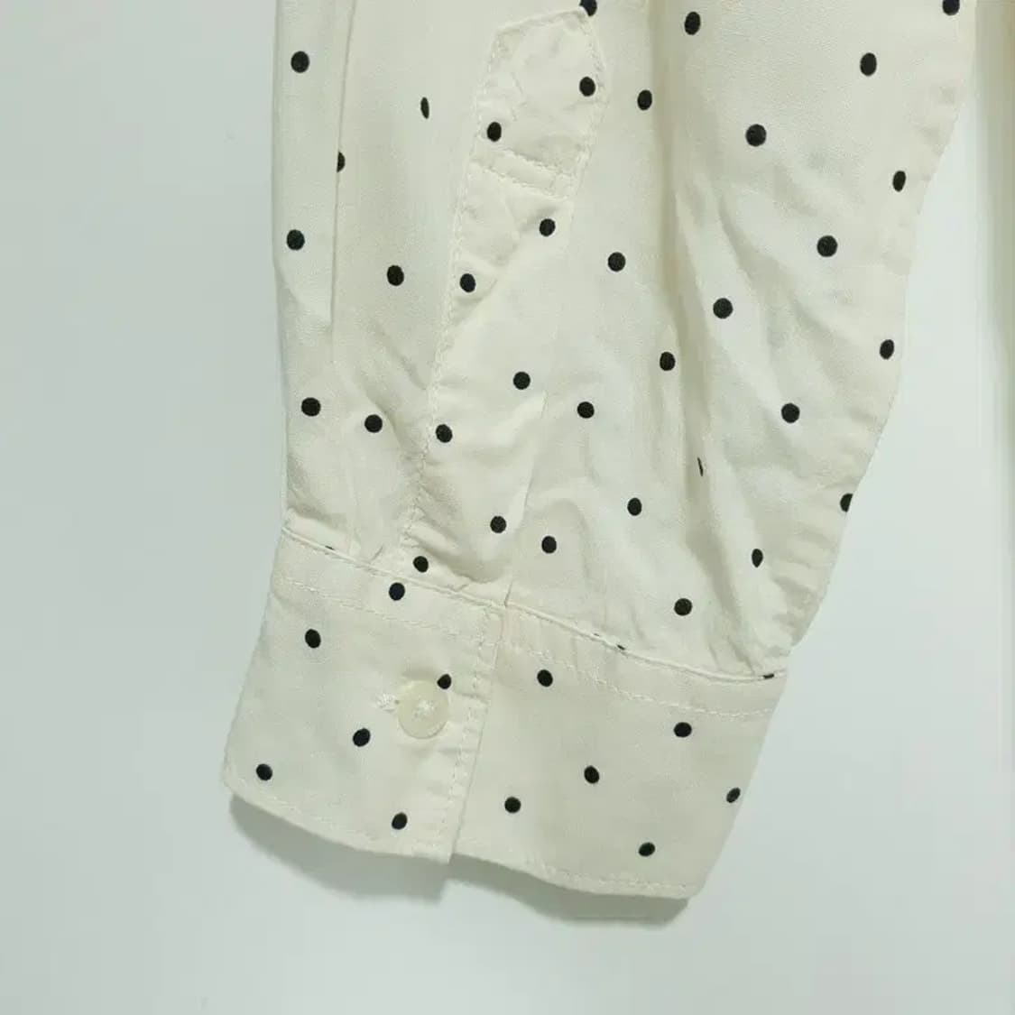 유니클로 여성 도트 타이 블라우스 XL_M1003 상품이미지5