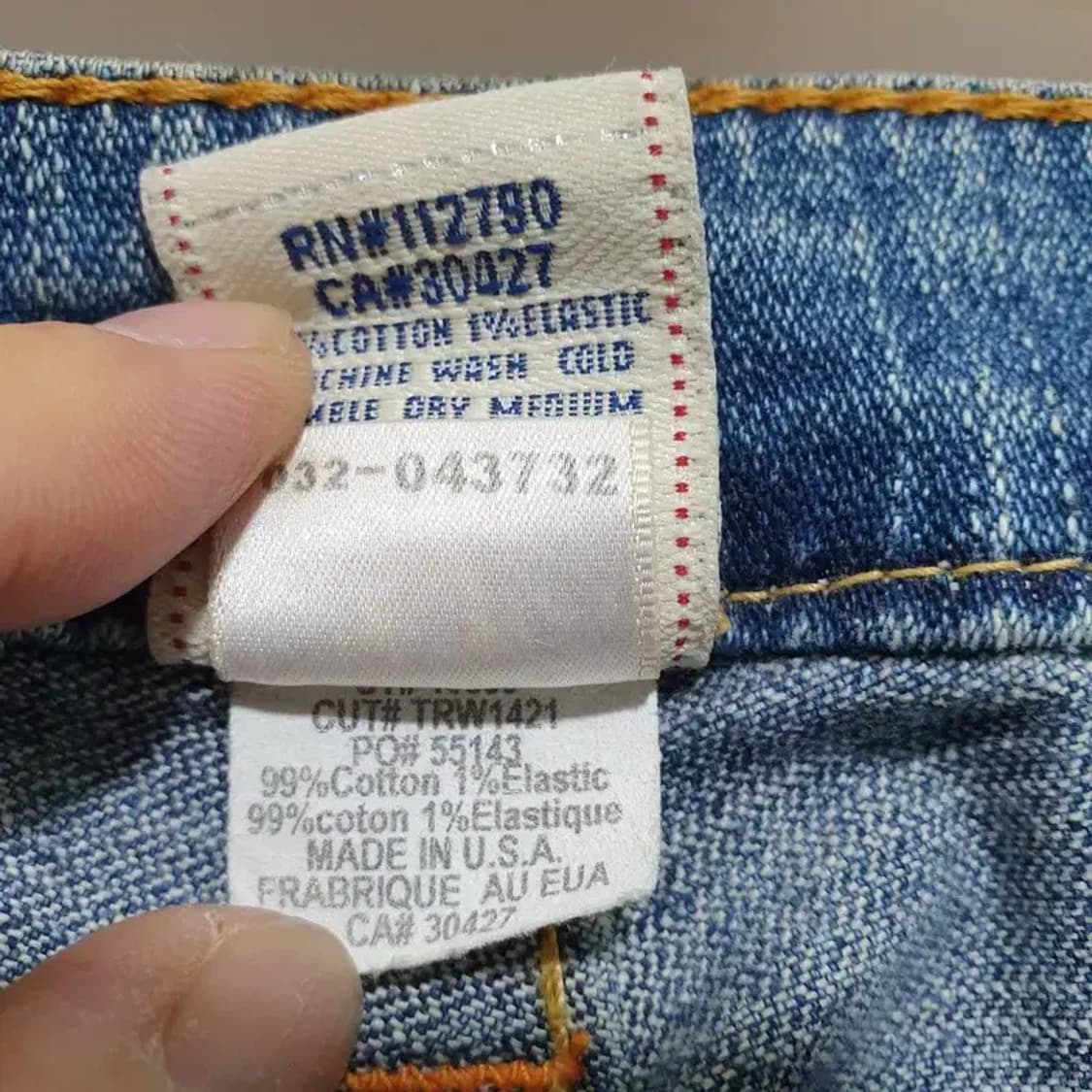 트루릴리전 KATE 크롭 보이프렌드 핏 데님 팬츠 27_M1017 상품이미지8