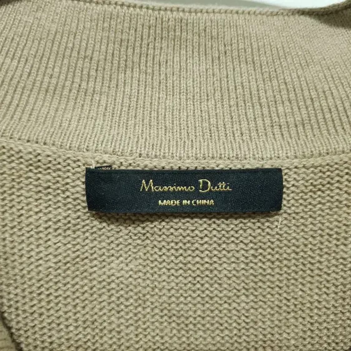 마시모두띠 남성 코튼 린넨 카라 반팔 가디건 L_S1016 상품이미지6