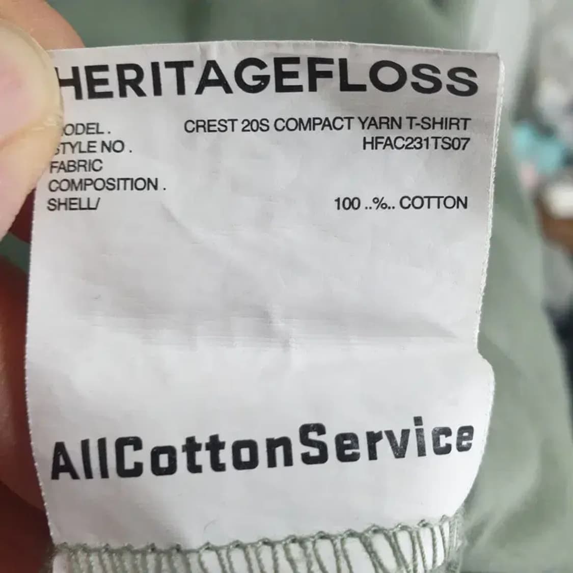 헤리티지 플로스 크레스트 20s 컴팩트 얀 반팔 XL_S1018 상품이미지8