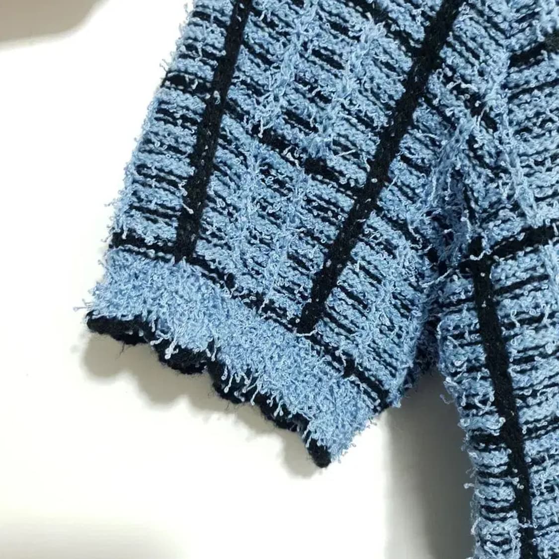 반팔 카라 니트 가디건 L_S1023 상품이미지3