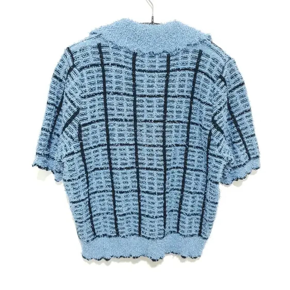 반팔 카라 니트 가디건 L_S1023 상품이미지4