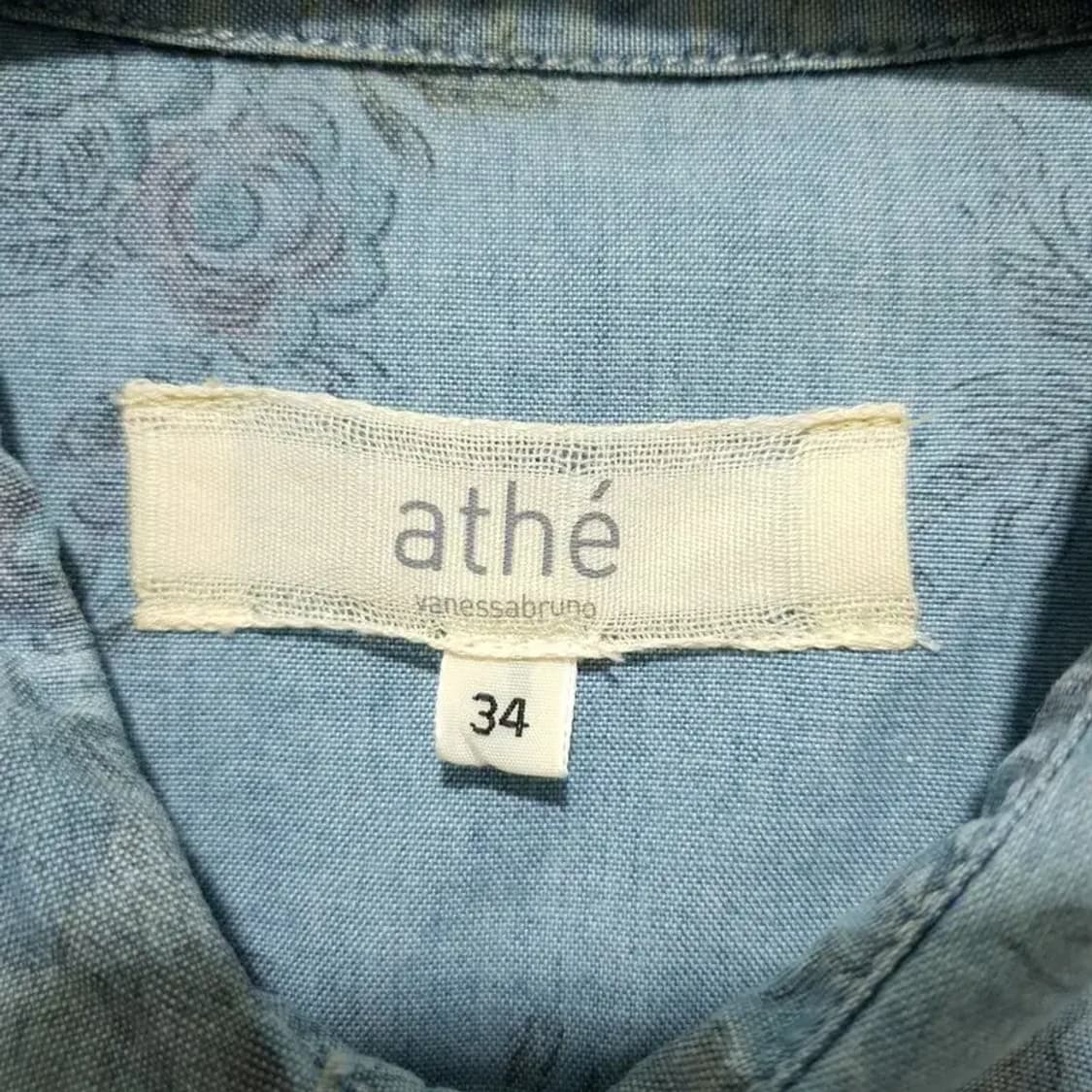 athe 아떼 바네사 브루노 플라워 데님 셔츠 34_M1002 상품이미지7