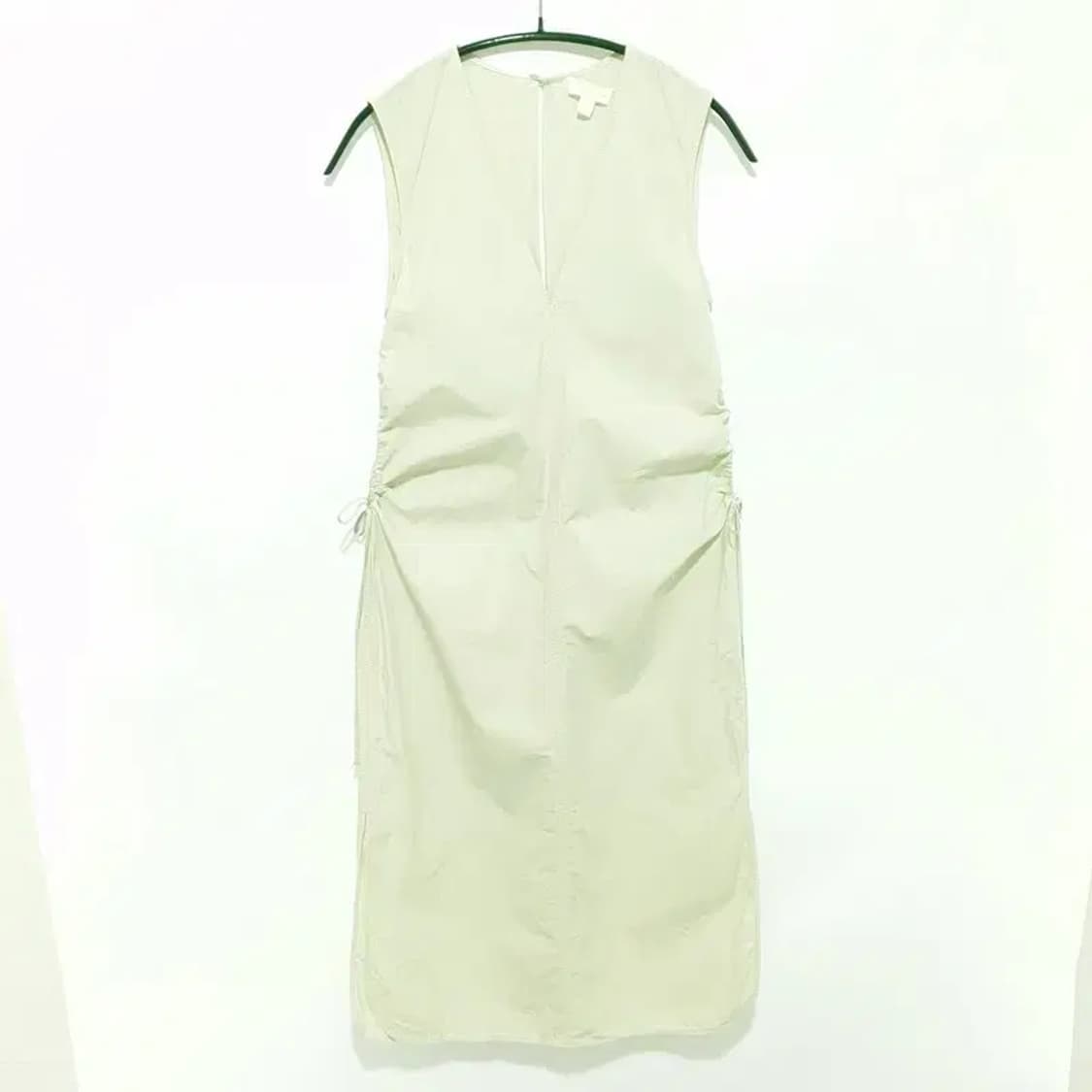 코스 오가닉 코튼 브이넥 드로우스트링 원피스 EUR 34_S1035 상품이미지1