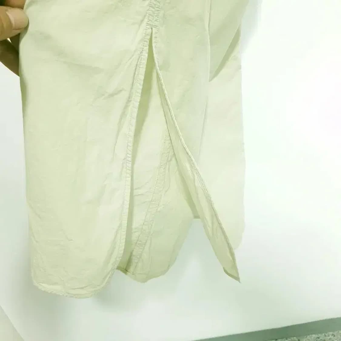 코스 오가닉 코튼 브이넥 드로우스트링 원피스 EUR 34_S1035 상품이미지9