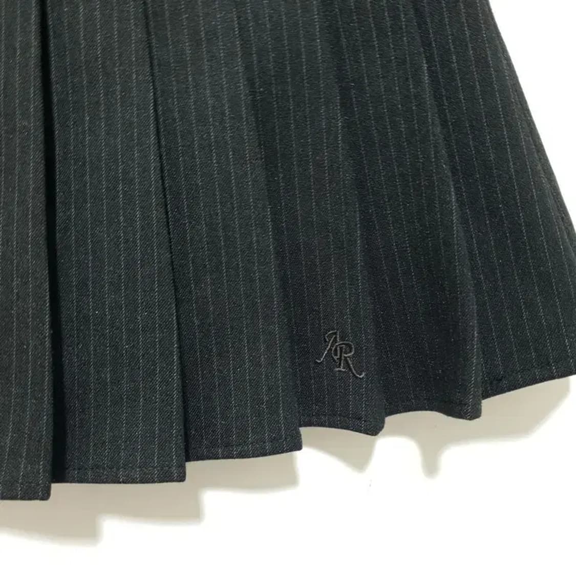 ARISEISM 스트라이프 벨티드 플리츠 스커트 S_M1012 상품이미지3