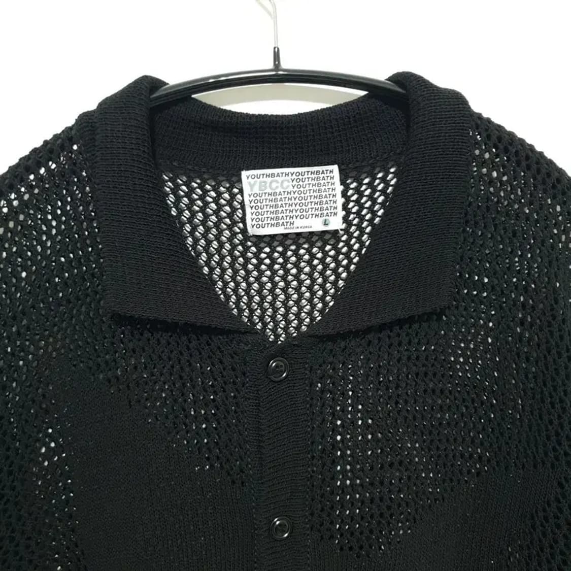 유쓰배쓰 스타 로고 반팔 니트 가디건 L (공용)_S1022 상품이미지2