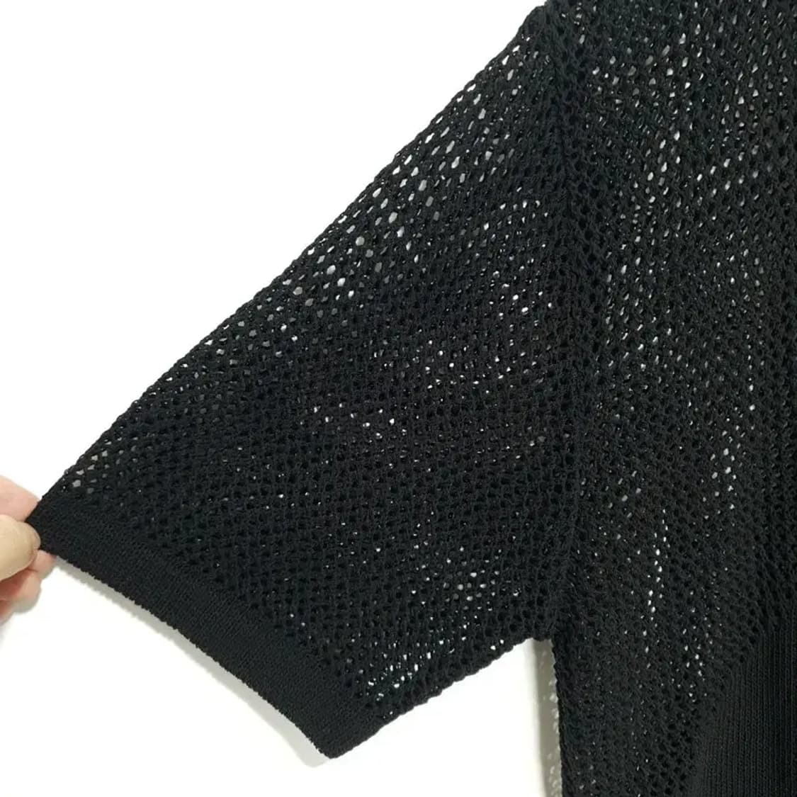 유쓰배쓰 스타 로고 반팔 니트 가디건 L (공용)_S1022 상품이미지3