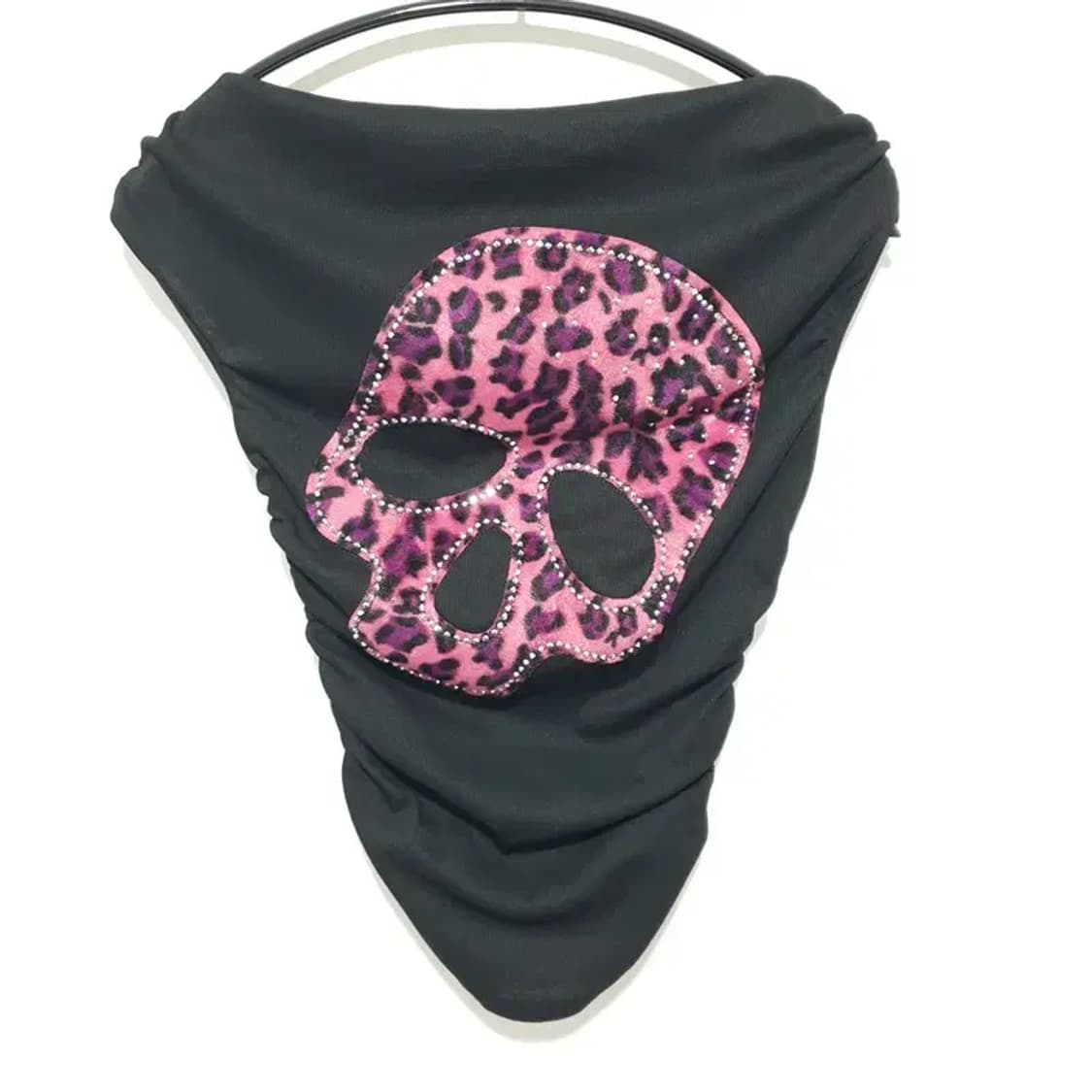 ROMWE 비대칭 넥라인 해골 셔링 민소매 티 XS_S1027 상품이미지1