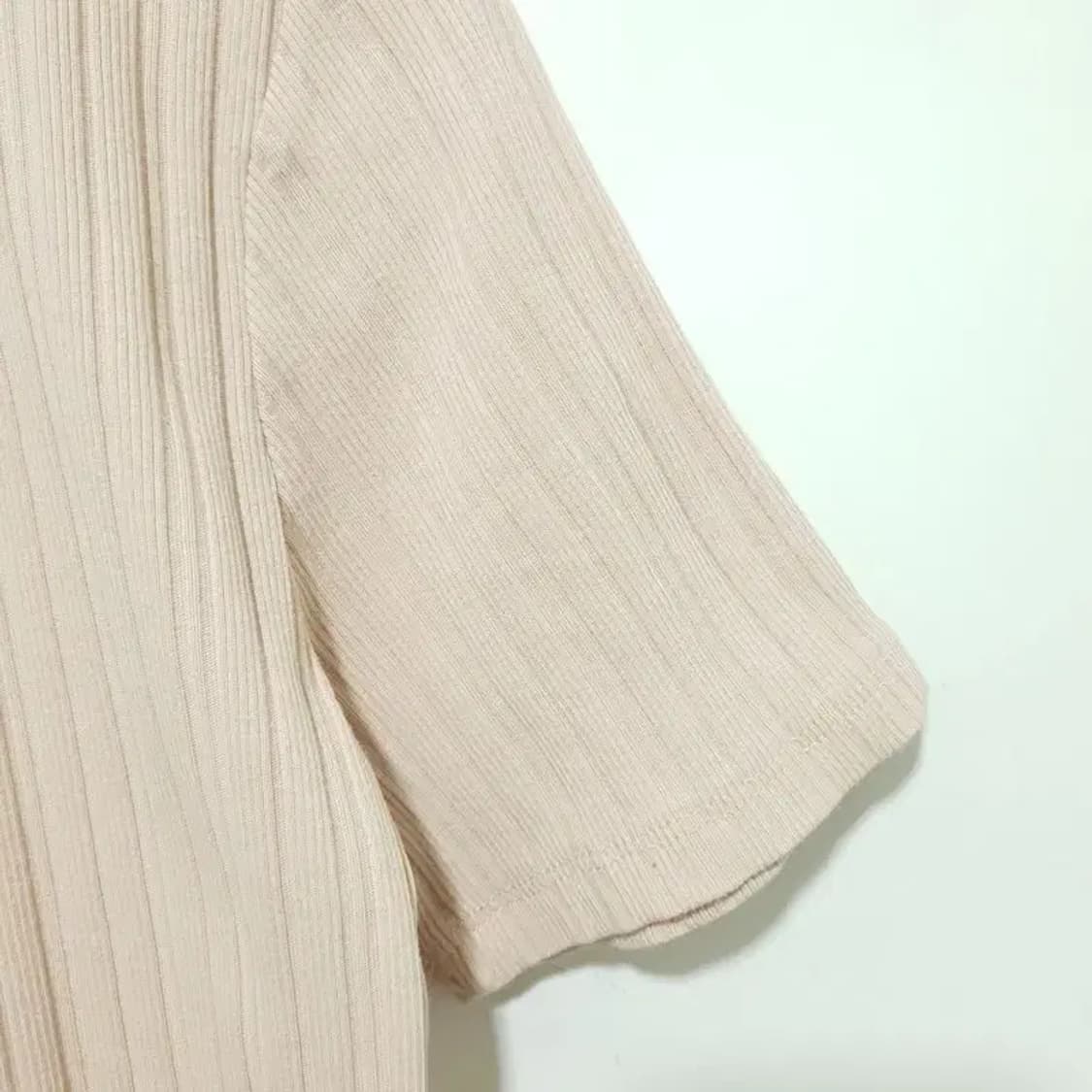 자라 골지 반팔 카라 가디건 L_S1024 상품이미지4