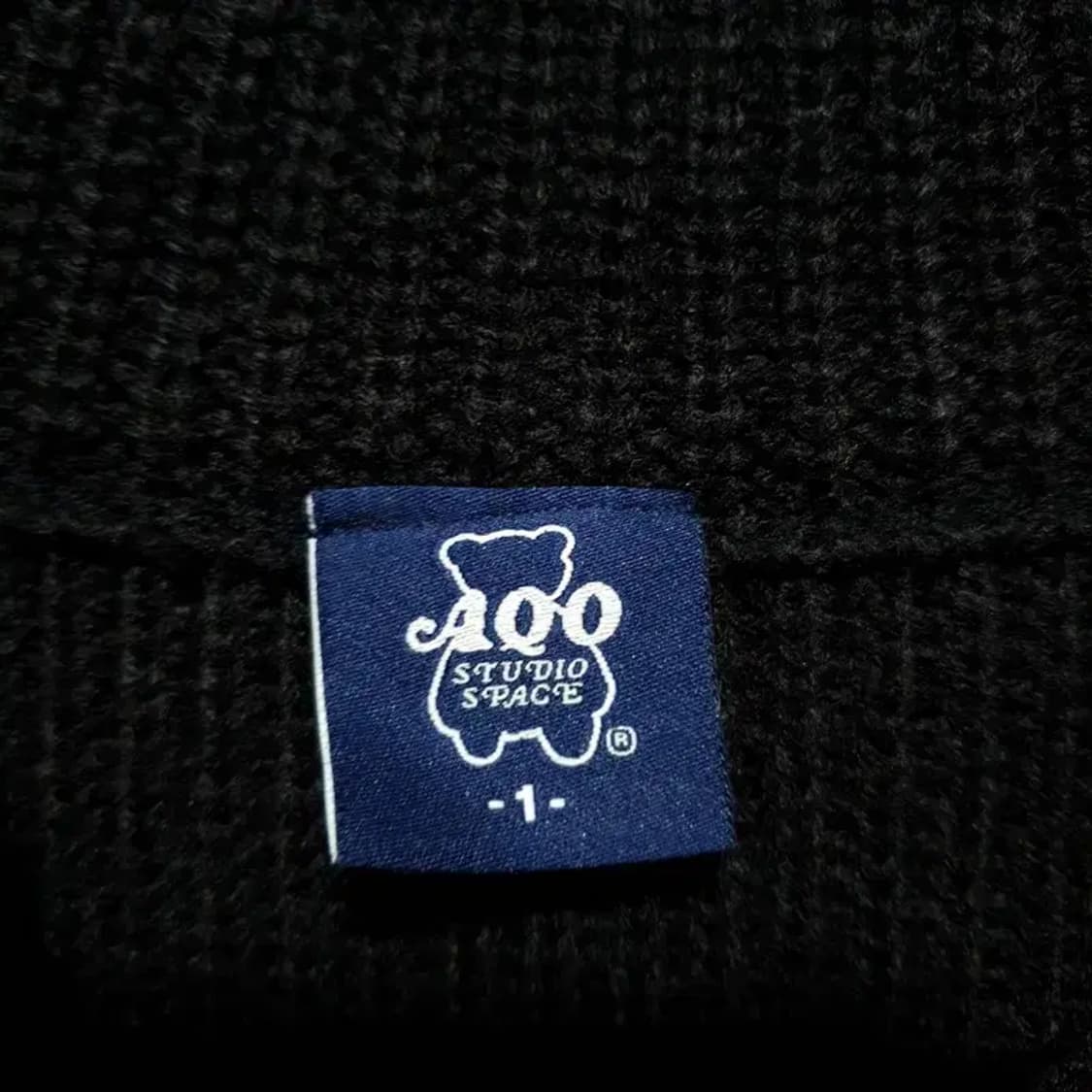 아코스튜디오 페이스 베어 하프집업 니트 1_W0248 상품이미지6