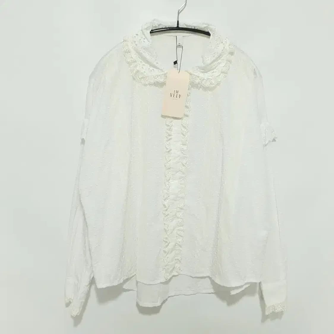 임블리 펀칭 레이스 블라우스 F_M1005 상품이미지1