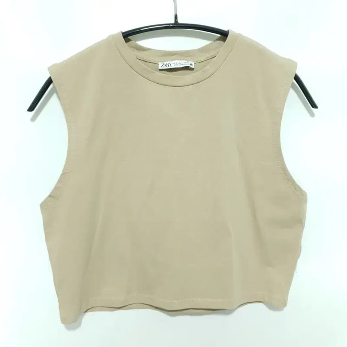 자라 크롭 민소매 티 L_S1028 상품이미지1
