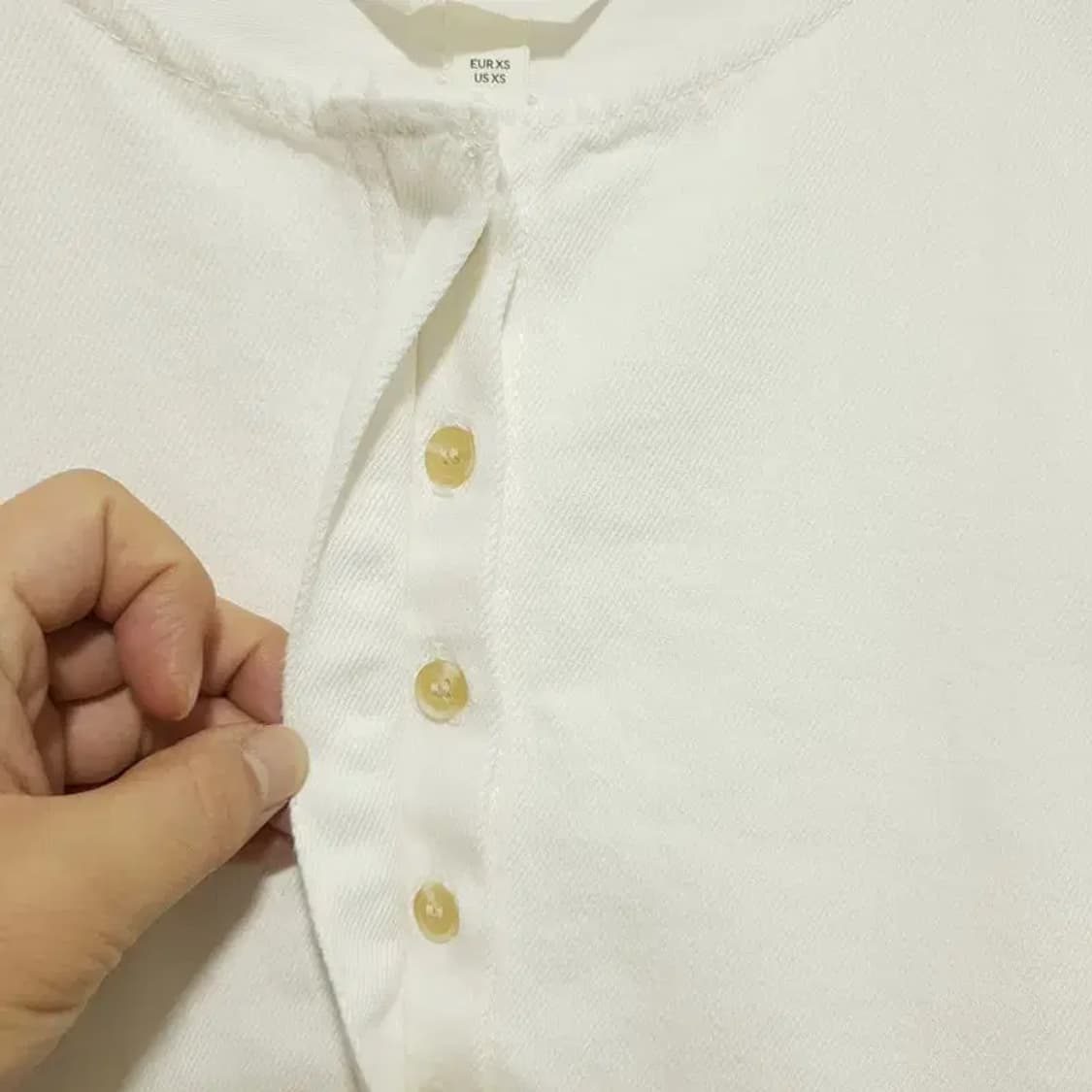 H&M 풀오버 트윌 블라우스 XS_M1007 상품이미지3